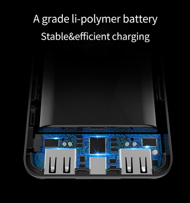 10000mAH Small Size Big Capacity Power Bank with Dual USB Port