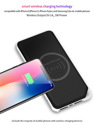 8000mAH Keychain Wireless Power Bank with Woven Pattern