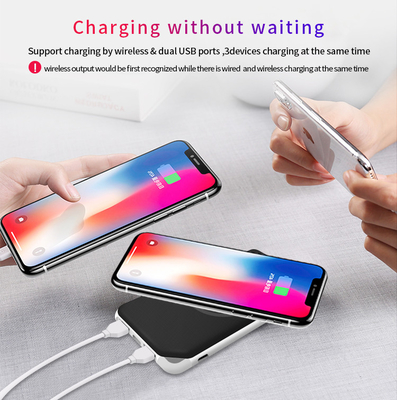 8000mAH Keychain Wireless Power Bank with Woven Pattern