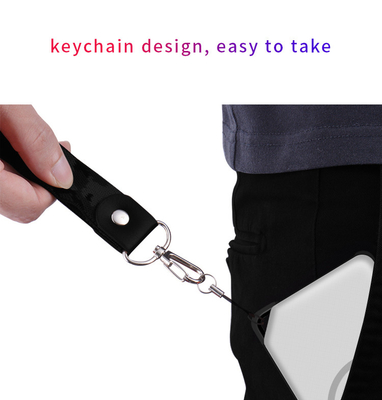 8000mAH Keychain Wireless Power Bank with Woven Pattern
