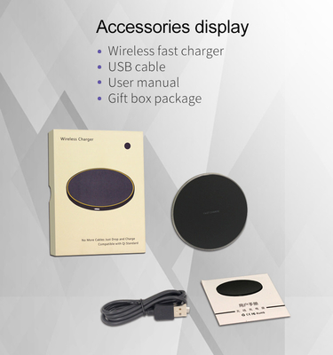 Simple and Fashion Design Wireless Fast Charger, Safe and High Quality Wireless Charger Pad