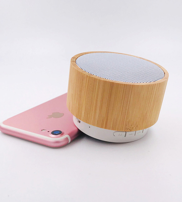 Bamboo Bluetooth Speaker With Super Bass Portable Mini Speaker Gift  Speaker with FM
