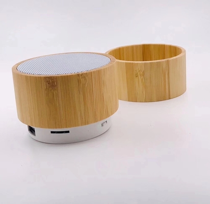 Bamboo Bluetooth Speaker With Super Bass Portable Mini Speaker Gift  Speaker with FM