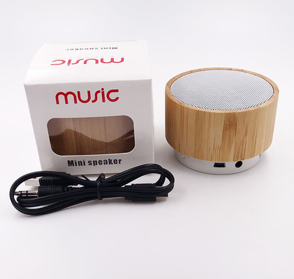 Bamboo Bluetooth Speaker With Super Bass Portable Mini Speaker Gift  Speaker with FM