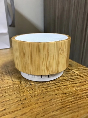 Bamboo Bluetooth Speaker With Super Bass Portable Mini Speaker Gift  Speaker with FM