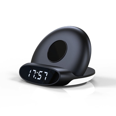 Multi-Functional foldable Wireless Charger with Alarm Clock