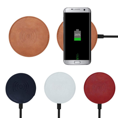 Universal 10W High-qaulity & Fast Charging PU Leather Wireless Charger