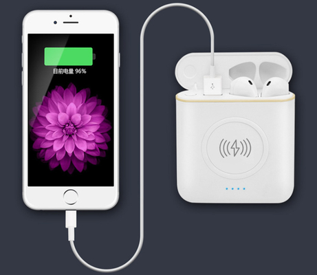 Multi-functional 3 in 1 Bluetooth Earbuds with 5200mAH Power Bank and Fast Charging Wireless Charger