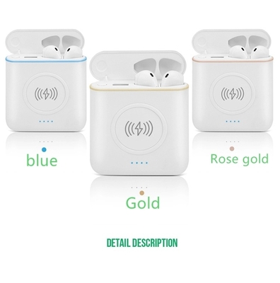 Multi-functional 3 in 1 Bluetooth Earbuds with 5200mAH Power Bank and Fast Charging Wireless Charger