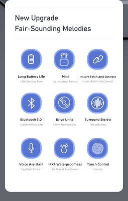 Hot Selling TWS True Wireless Earphone Mini Touch Control Model Earbuds with Charging Case