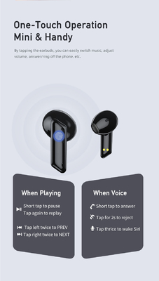 Hot Selling TWS True Wireless Earphone Mini Touch Control Model Earbuds with Charging Case