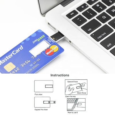 Hot Selling Promotional Credit Card USB Flash Drive with Full Color Printing, Best Promotion Gift