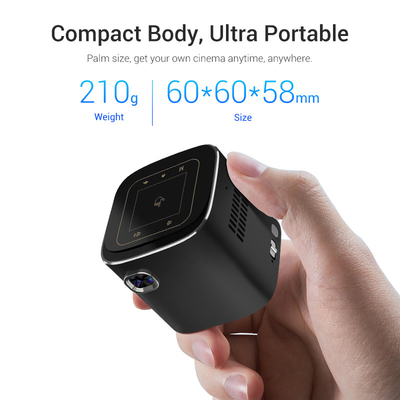 Mini Smart Projector 4K Phone Portable Pico Cube LED DLP Android Wireless Factory Supply Movie Short Throw Projectors