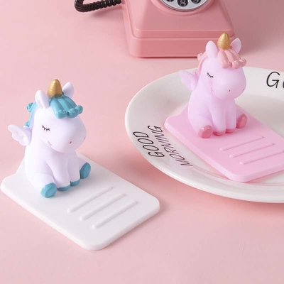 Customized Multi-Functional 3D Cartoon PVC Mobile Phone Holder, Lazy Man Phone Bracket