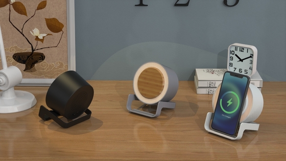 4 in 1 Multi-Funcational Night Light  Bluetooth Speaker With Wireless Charging and Phone Stand