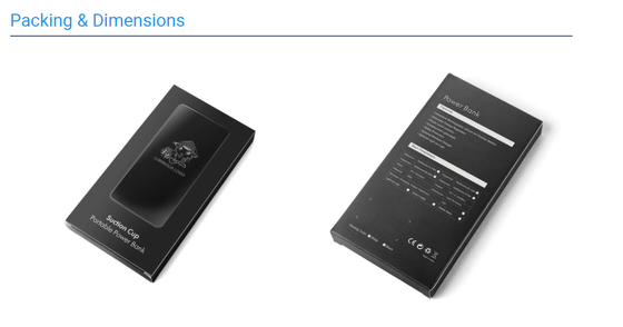 Best selling Wireless Charger Power bank 8000mAh Built-in Cable with LED Light-up logo and Suction cup